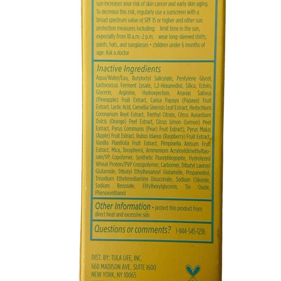 Tula Skincare Protect + Glow Daily Sunscreen Gel SPF 30 1.7 oz/ 50ml‎ New In Box - Picture 7 of 8